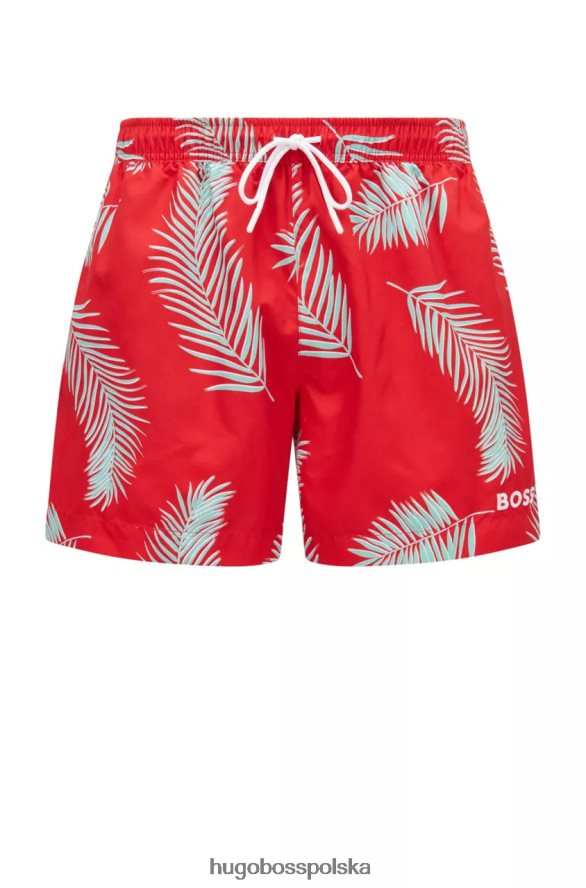 Hugo Boss spodenki kąpielowe żółw 50473907 czerwone czerwony R0X0H614