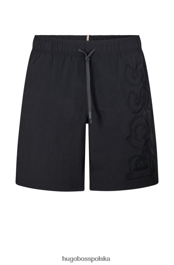 Hugo Boss spodenki kąpielowe wieloryb 50469329 czarne czarny/granatowy R0X0H662