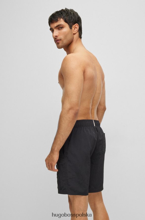 Hugo Boss spodenki kąpielowe wieloryb 50469329 czarne czarny/granatowy R0X0H662