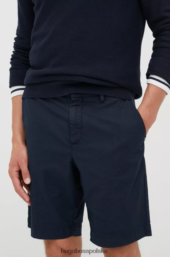 Hugo Boss spodenki plasterkowe 50472690 średniniebieski średnioniebieski/ciemnoniebieski R0X0H613