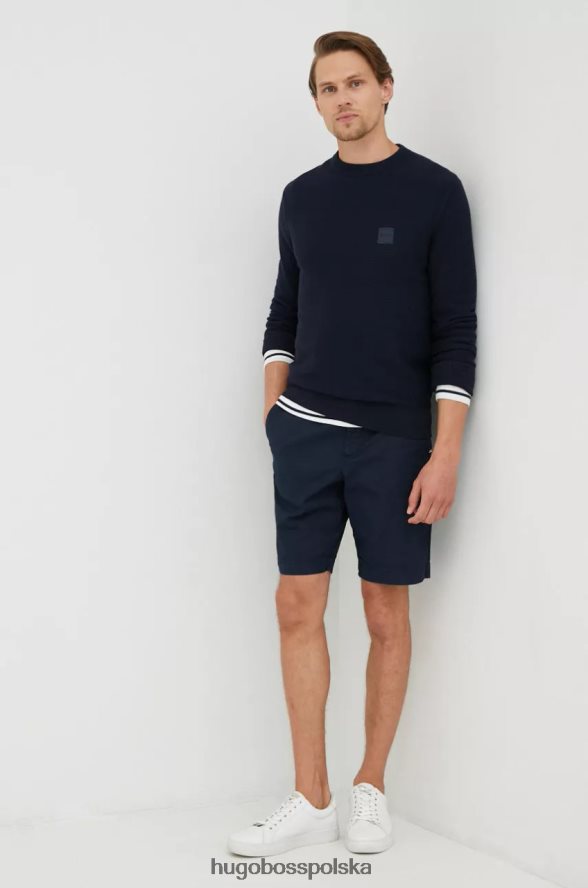 Hugo Boss spodenki plasterkowe 50472690 średniniebieski średnioniebieski/ciemnoniebieski R0X0H613