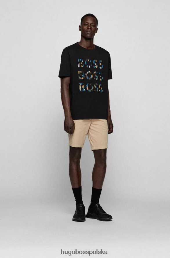 Hugo Boss spodenki schino 50467083 miętowo-zielone miętowozielony/jasnoczerwony/jasnobeżowy R0X0H63