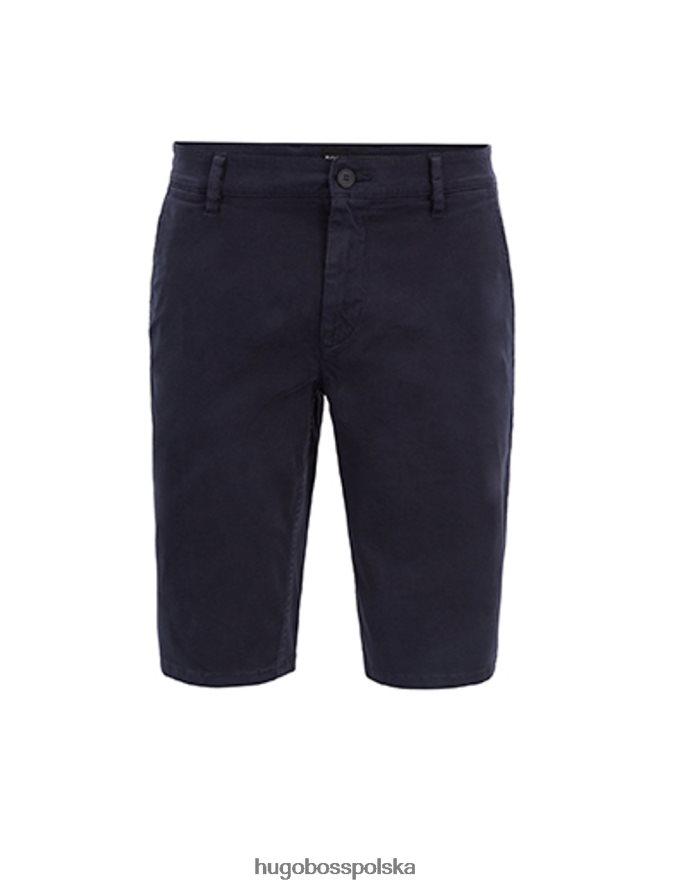 Hugo Boss spodenki schino-slim 50403772 granatowe granatowy/kamienny/pastelowozielony R0X0H6421