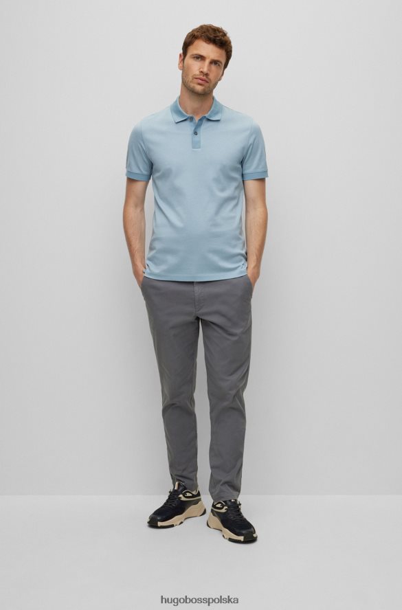 Hugo Boss Chinosy Hugo o dopasowanym kroju w kolorze ciemnoszarym z gabardyny z elastycznej bawełny ciemno szary R0X0H62430