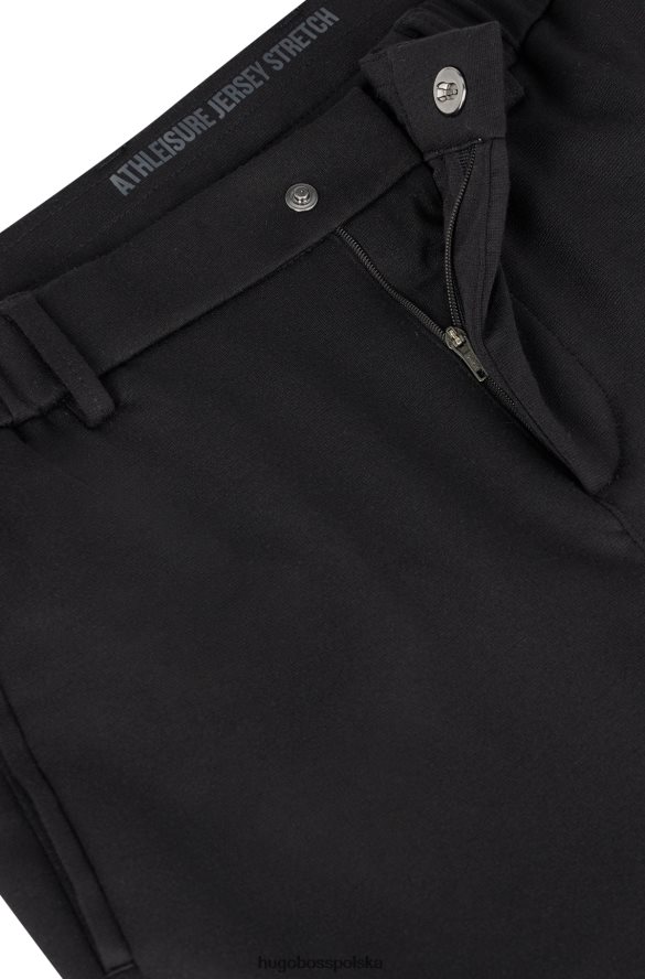 Hugo Boss Chinosy slim-fit z częściowo elastyczną talią, czarne hugo czarny R0X0H63305