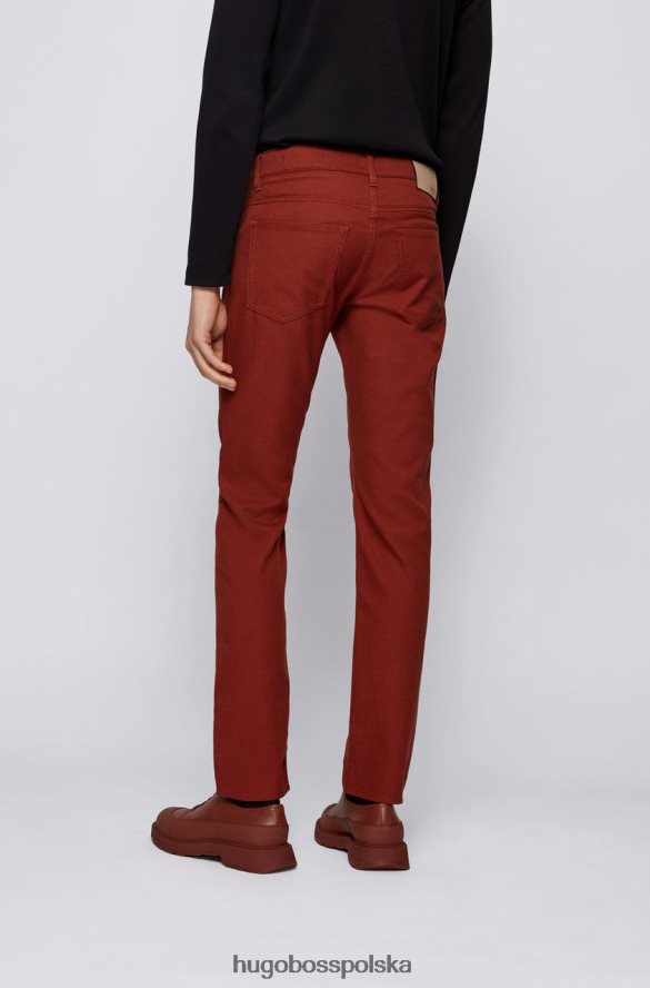 Hugo Boss Delaware 5 kieszeni 50449514 miedź miedź/ciemnoniebieski/ciemnobeżowy R0X0H6894