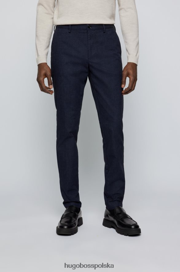 Hugo Boss codzienne spodnie kaito1 50462471 kamień kamień/ciemnoniebieski R0X0H629