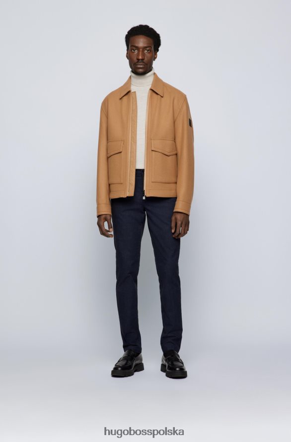 Hugo Boss codzienne spodnie kaito1 50462471 kamień kamień/ciemnoniebieski R0X0H629