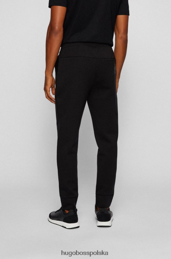 Hugo Boss dresy halboa aj 50456414 czarne czarny biały R0X0H6202