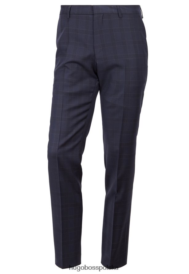 Hugo Boss spodnie genius5 50411977 granatowe marynarka wojenna R0X0H6361