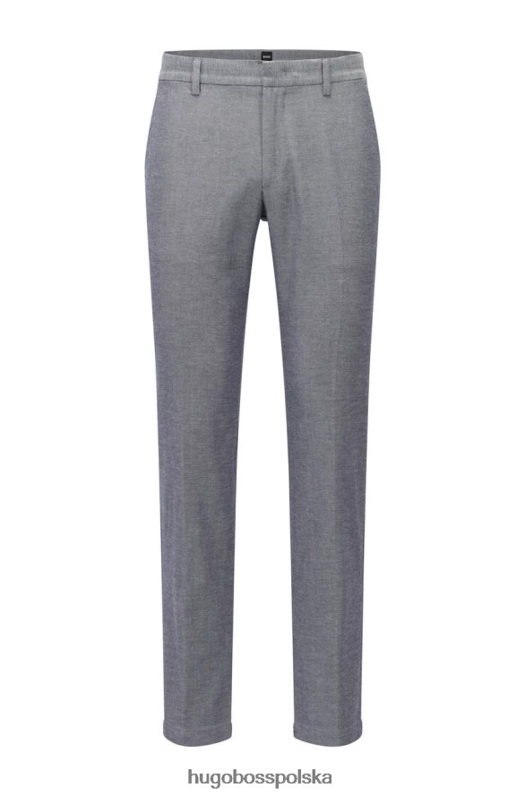 Hugo Boss spodnie kaito 50466474 niebieskie niebieski/jasnoszary R0X0H667