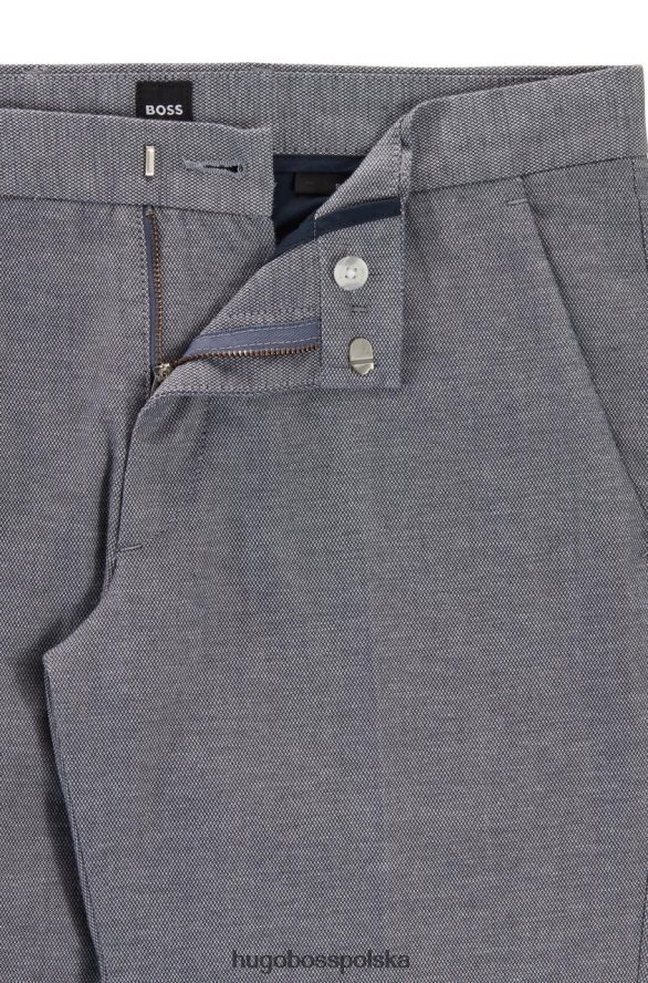Hugo Boss spodnie kaito 50466474 niebieskie niebieski/jasnoszary R0X0H667