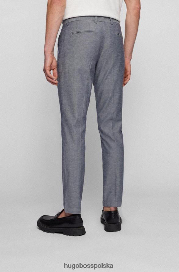 Hugo Boss spodnie kaito 50466474 niebieskie niebieski/jasnoszary R0X0H667