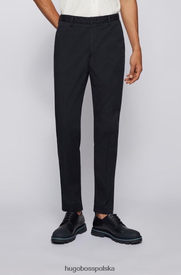 Hugo Boss spodnie kaito nr 50410310 granatowe marynarka wojenna R0X0H6302