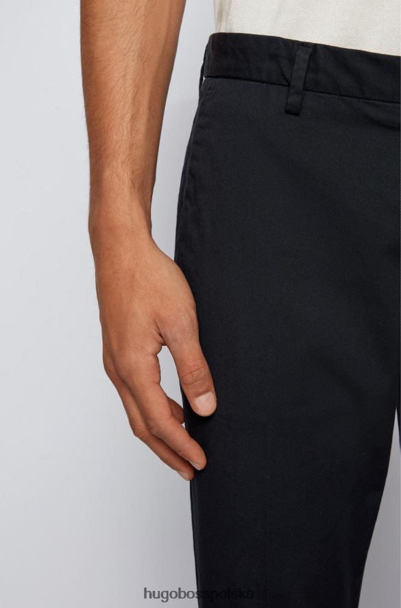 Hugo Boss spodnie kaito nr 50410310 granatowe marynarka wojenna R0X0H6302