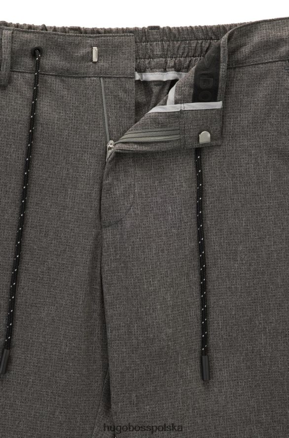 Hugo Boss spodnie p-genius-pack 50468921 szare szary R0X0H643