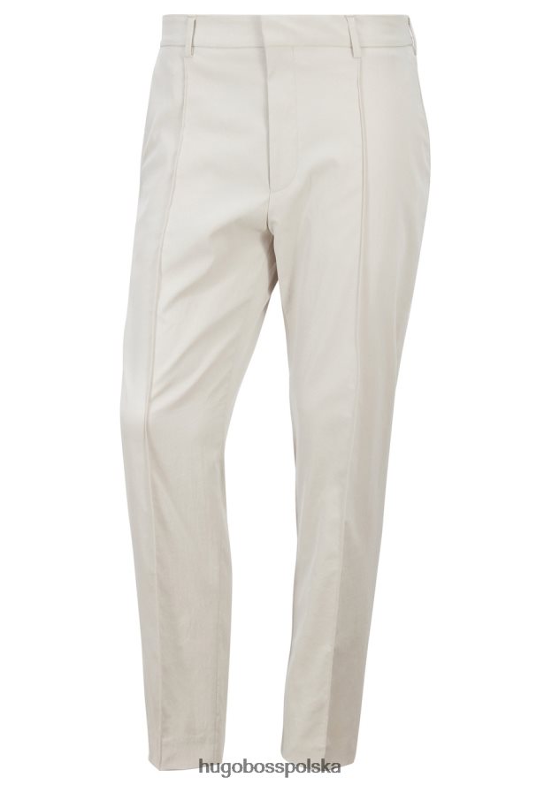 Hugo Boss spodnie paco 50412131 beżowe beżowy R0X0H6353