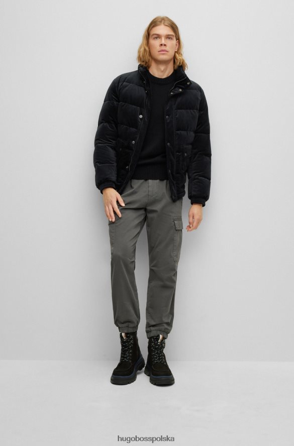 Hugo Boss Sweter z okrągłym dekoltem z mieszanki czystej wełny hugo w kolorze czarnym czarny R0X0H63571